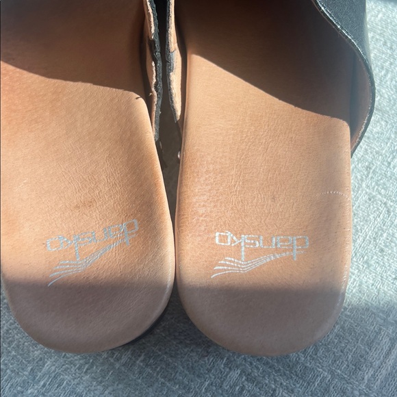 Dansko Maci Slides Black Leather Slip On Sandals Euro 41 - Picture 9 of 12